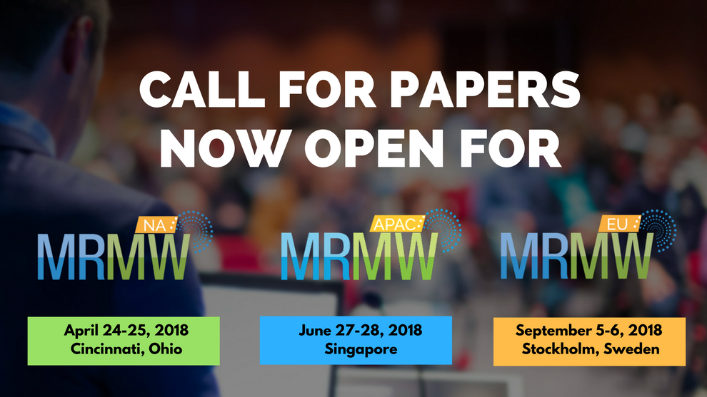 MRMW Conference Series 2018 – Call for Papers is Open!
