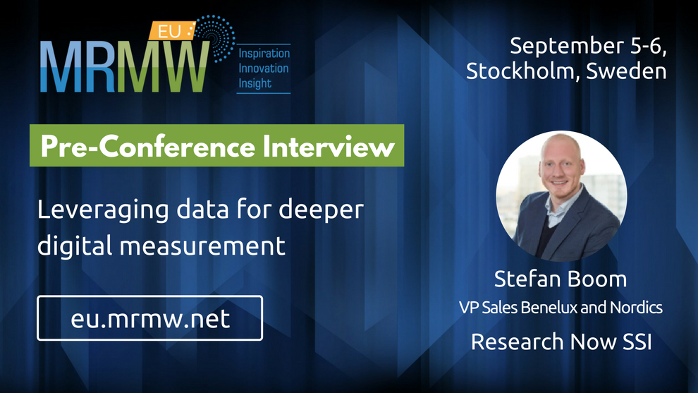 MRMW Pre-Conference Interview with Stefan Boom