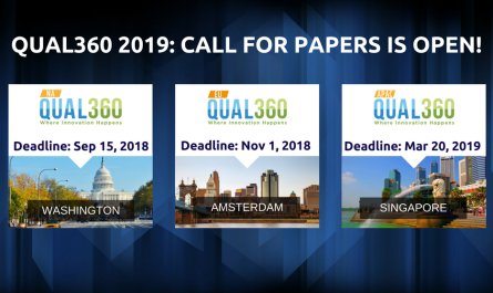 QUAL360 Conferences in 2019