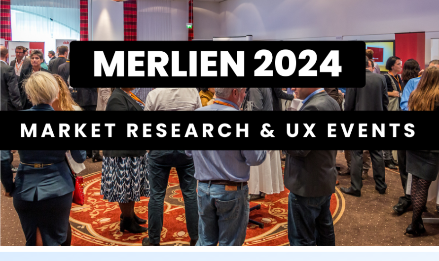 Merlien announces 2024 market research and UX events schedule