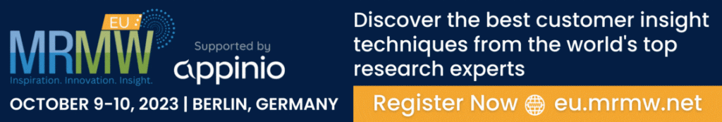 Market research brings together technology and human desire in MRMW EU 2023