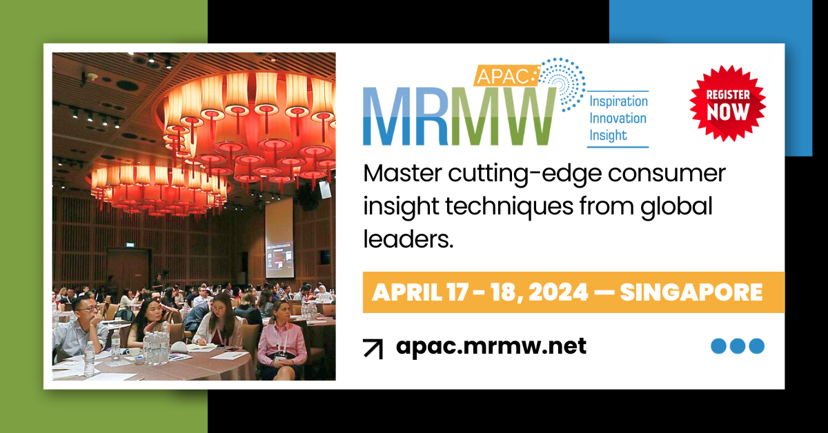Market Research conference: MRMW APAC