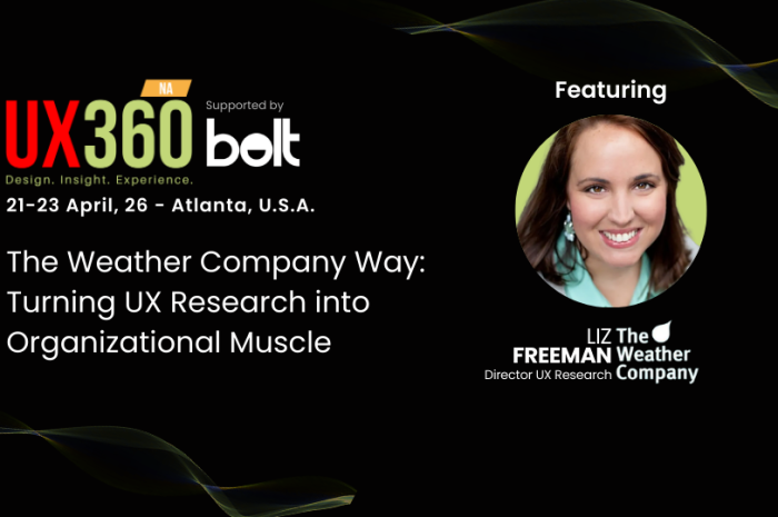 The Weather Company Way: Turning UX Research into Organizational Muscle