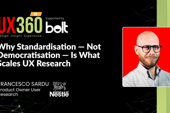 Why Standardisation — Not Democratisation — Is What Scales UX Research
