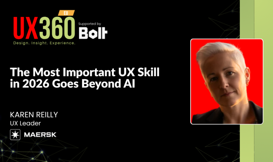 The Most Important UX Skill in 2026 Goes Beyond AI | Maersk