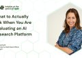 What to Actually Ask When You Are Evaluating an AI Research Platform