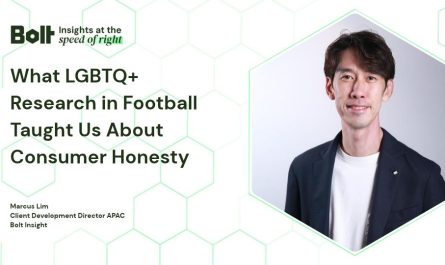 Marcus Lim of Bolt Insight – LGBTQ+ Research in Football and Consumer Honesty