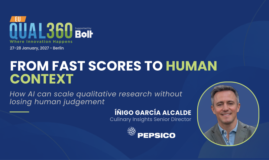 From Fast Scores to Human Context: AI in Qualitative Research at PepsiCo